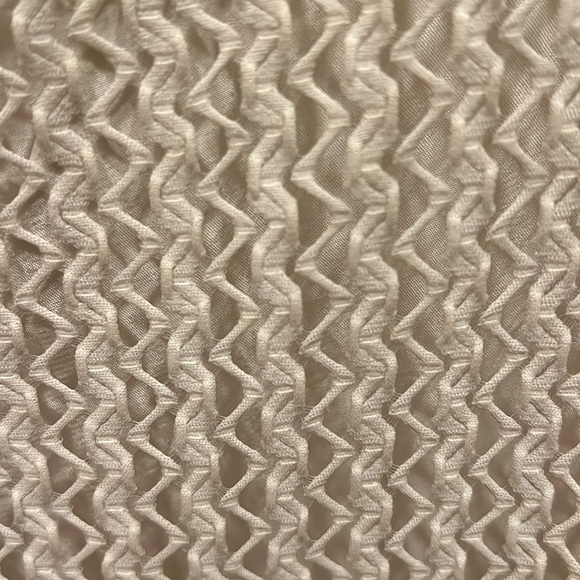 Vintage 1960’s 60s White Lace Beaded Go Go Dress Size XS/S Scalloped Hem Lined - Picture 8 of 11